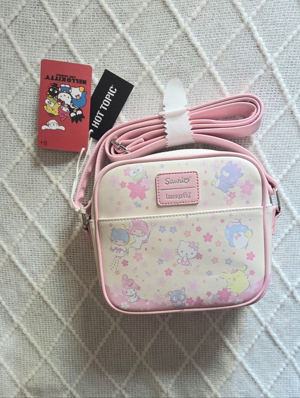 Loungefly Hello Kitty And Friends Cherry Blossom Crossbody Bag